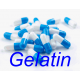 Gelatin size '0' - Blue / White - 1000 caps